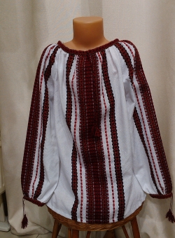 Ручная вышивка - Блузка ткана на верстаті