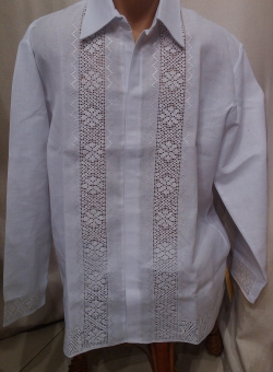 Из льна - сорочка льон мережка біла