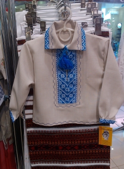 Ручна вишивка - рубашка домотканое полотно
