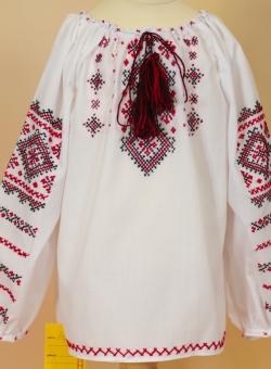 Ручная вышивка - блузка калинова